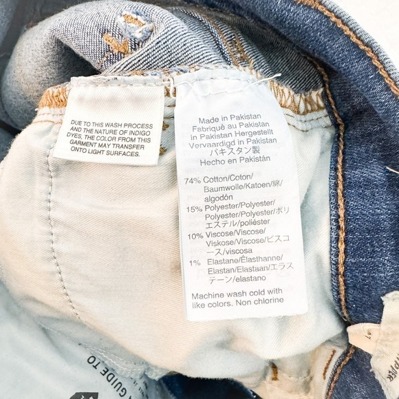 Madewell 10" Roadtripper Medium Wash Denim Jeans Ankle Zipper Size 27 - Picture 6 of 8